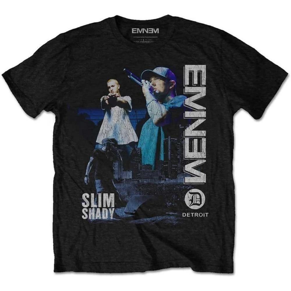 Eminem Live Stage Photo Slim Shady Rap Legend Concert Art Fan T-Shirt